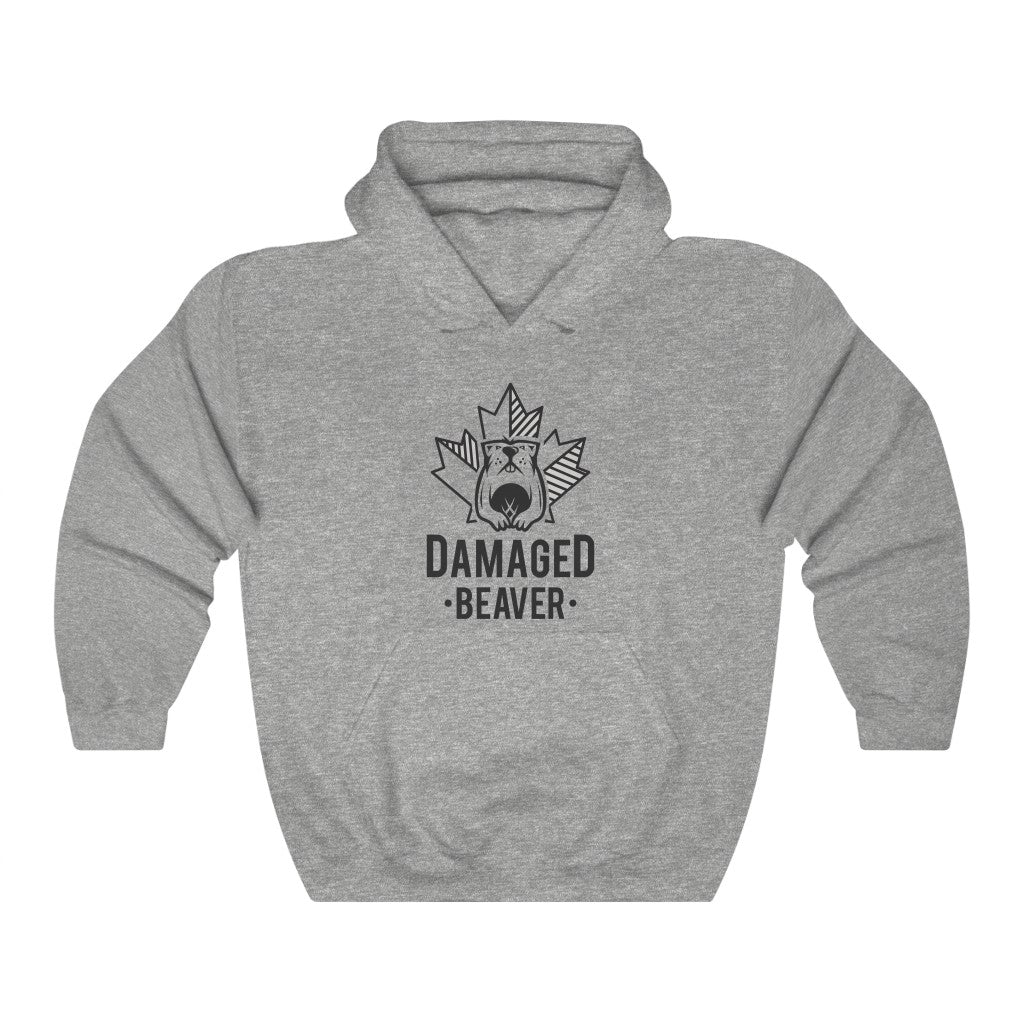 Damaged Beaver - Unisex Heavy Blend™ Hooded Sweatshirt