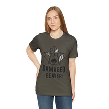 Load image into Gallery viewer, Damaged Beaver - Unisex Jersey Short Sleeve Tee
