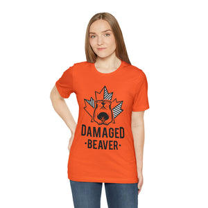 Damaged Beaver - Unisex Jersey Short Sleeve Tee