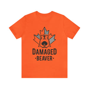 Damaged Beaver - Unisex Jersey Short Sleeve Tee