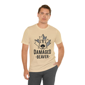 Damaged Beaver - Unisex Jersey Short Sleeve Tee