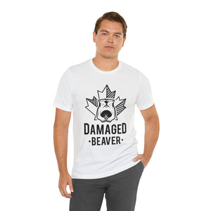 Damaged Beaver - Unisex Jersey Short Sleeve Tee