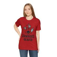 Load image into Gallery viewer, Damaged Beaver - Unisex Jersey Short Sleeve Tee
