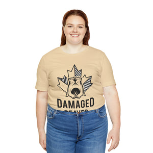 Damaged Beaver - Unisex Jersey Short Sleeve Tee