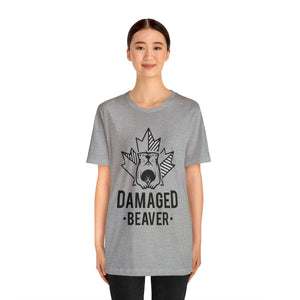 Damaged Beaver - Unisex Jersey Short Sleeve Tee