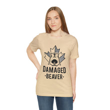 Load image into Gallery viewer, Damaged Beaver - Unisex Jersey Short Sleeve Tee
