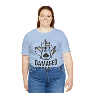 Damaged Beaver - Unisex Jersey Short Sleeve Tee