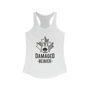 Damaged Beaver - Women's Ideal Racerback Tank