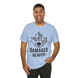 Damaged Beaver - Unisex Jersey Short Sleeve Tee