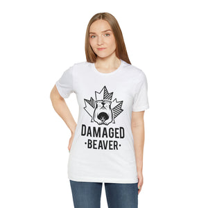 Damaged Beaver - Unisex Jersey Short Sleeve Tee