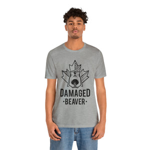 Damaged Beaver - Unisex Jersey Short Sleeve Tee