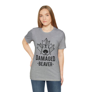 Damaged Beaver - Unisex Jersey Short Sleeve Tee