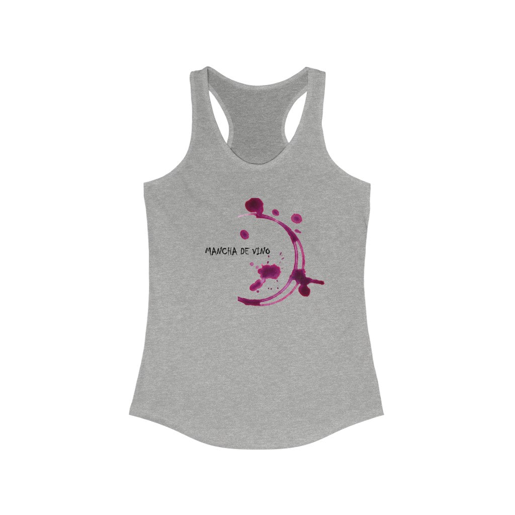 Wine Stain (Spanish) - Women's Ideal Racerback Tank