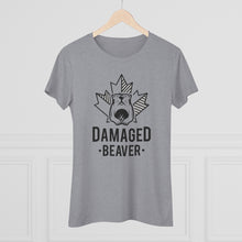 Load image into Gallery viewer, Damaged Beaver - Women&#39;s Triblend Tee
