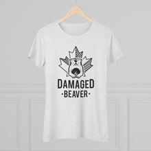 Load image into Gallery viewer, Damaged Beaver - Women&#39;s Triblend Tee
